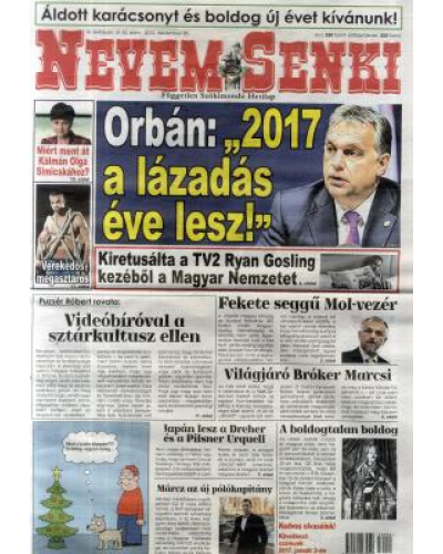 Nevem Senki 2016/52.